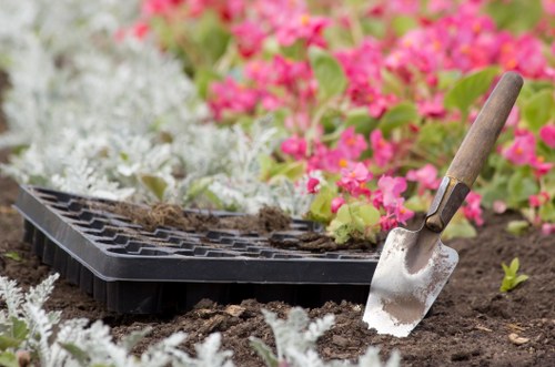 Choosing the right garden clearance service in Edmonton with professional tools.